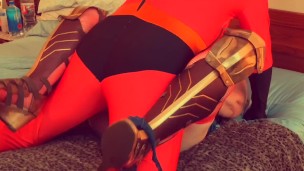 Granny's Mr Incredible Fucks WonderWoman