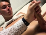 Czech Handsome Muscular Boy Receives Handjob on Big Dick