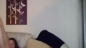 I Watch Perverted Hot Latino Jack Off and Tell Him To Cum On Himself